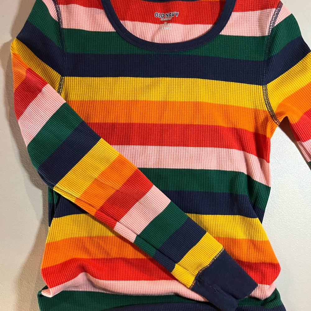 Old Navy Multicolor Striped Maternity Thermal *3for$15*